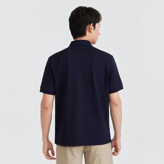 九牧王 JT2EX20270 凉感科技 藏青 3XL 男士POLO衫