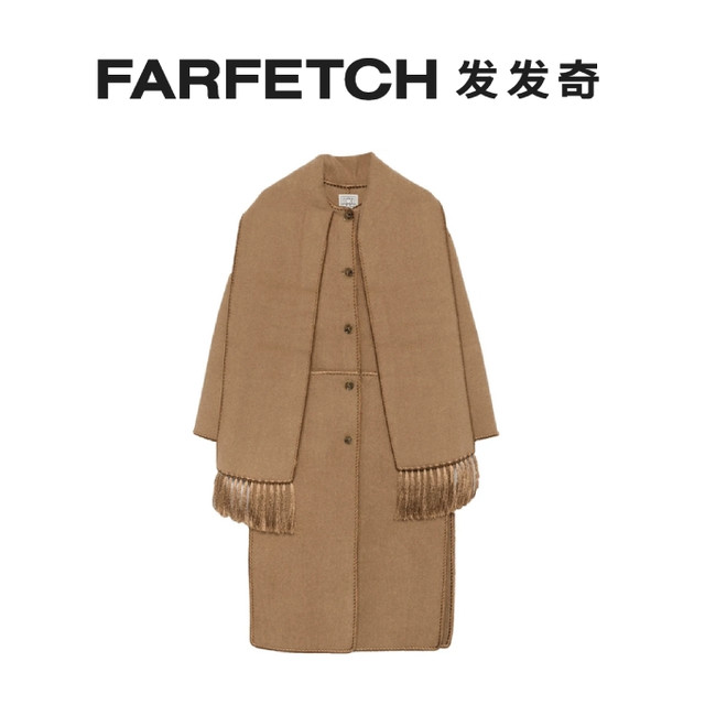 发发奇 TOTEME 刺绣围巾外套
