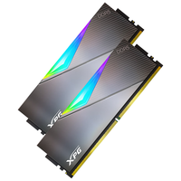 ADATA 威刚 XPG系列 龙耀Lancer ROG认证款 DDR5 6600MHz RGB 台式机内存 灯条 灰色 32GB 16GB*2