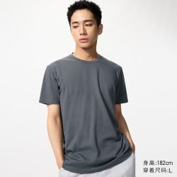 优衣库 482300 快干圆领T恤 铅灰色 L