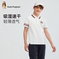 暇步士 吸湿速干 本白 140 男童POLO衫