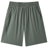 值友专享、每日必抢：gxgjeans 【26夏新品】 美式纯色宽松运动直筒休闲短裤 军绿