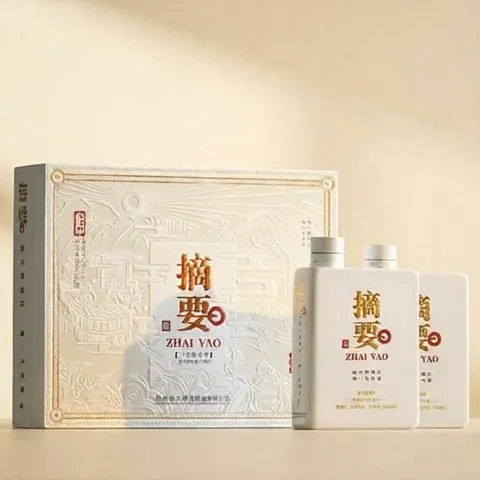 淘金币597.57元、今日必买：摘要 珍品版礼遇装 53度 酱香型白酒 500ml*2瓶