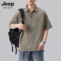 JEEP SPIRIT 纯棉 男士Polo衫