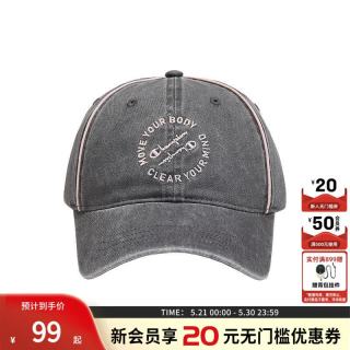 Champion 冠军棒球帽2025夏季新款男女情侣潮流休闲软顶防晒遮阳鸭舌帽 灰色 均码