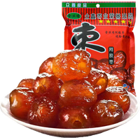 金丝情 250克阿胶蜜枣无核大灰枣果干蜜饯果脯红枣特产煲汤喜糖休闲零食
