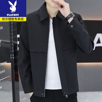 PLAYBOY 春秋季 黑色 拉链热销款 XL 推荐125-141斤