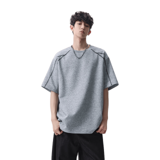  Homlean 拼接设计 男士短袖