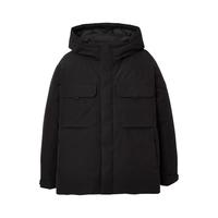 JACK&JONES/杰克琼斯 男士羽绒服 225312013E43纯黑色 S (170)
