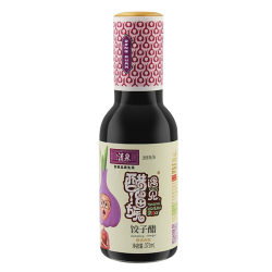 清泉 饺子醋 375ml 瓶装