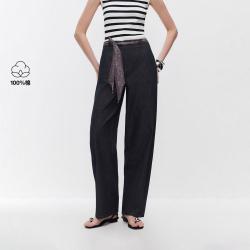 ONLY 2026夏季个性高腰宽松直筒裤牛仔裤女新款
