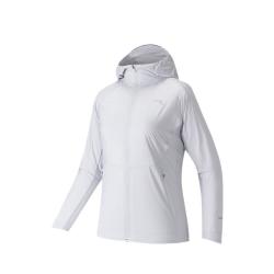 安踏 空气甲丨轻量跑步服防风外套防晒衣女士透湿运动上衣训练夹克