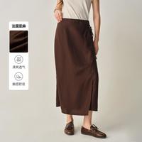 E·LAND 衣恋 E.LAND 衣恋半身裙女修身显瘦直筒裙夏季款