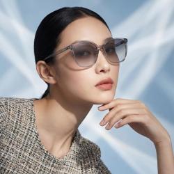 Salvatore Ferragamo 时尚百搭大框墨镜休闲太阳镜女款优雅显瘦