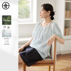 DUIBAI AN大码系列 女士镂空短袖衬衫 2026
