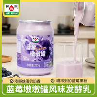 和润 风味发酵乳 蓝莓墩墩罐235g*2