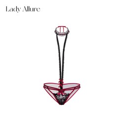 LADYALLURE LA 女士蕾丝挂脖内裤 LA-20241101