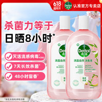 滴露 自然香氛 消毒液 1L*2 灭活流感HPV16病毒 除菌洗衣家居除螨杀菌