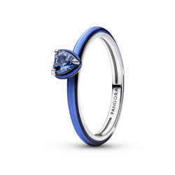 PANDORA 紫色心形戒指 44MM 193088C03-1