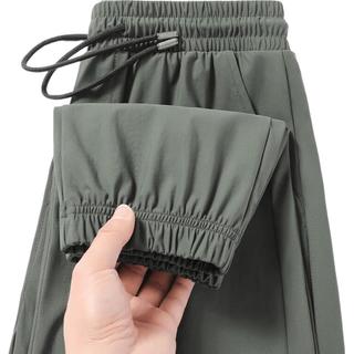 班尼路 S&K系列 冰感速干 军绿色 4XL 束脚休闲裤