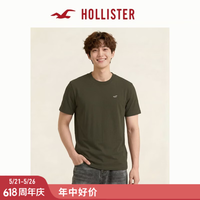 HOLLISTER 美式廓形 男士短袖T恤