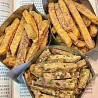 自然道 芋头条原味+椒盐+海苔+蟹黄 各1袋  每袋70g