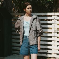 TEENIE WEENIE 防晒衣女夏季书卷气老花复古外套女