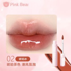 Pink Bear 皮可熊布丁镜面唇釉P09（赞萌露比款）