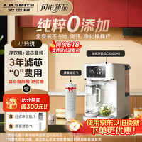 A.O.SMITH 佳尼特小玲珑家用免安装台式净饮净水机净水器加热直饮一体CR260H2套装版