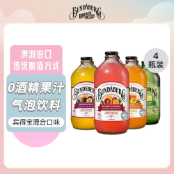 宾得宝 混合口味碳酸饮料 375ml*4瓶