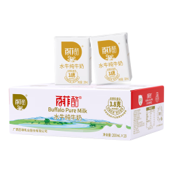 百菲酪 量贩装 水牛纯牛奶  200ml*18盒 礼盒装 200ml