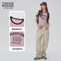 TEENIE WEENIE 凉感 女士T恤 粉色