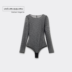 Intimissimi 意舒漫 春夏新品 性感波点透视连体衣 BOD2597