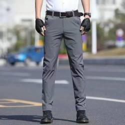 龙牙 男士休闲裤 春夏季直筒修身运动户外商务薄款战术西裤
