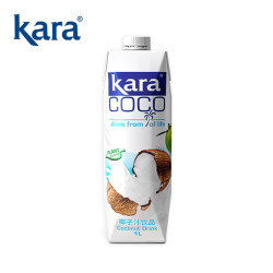 Kara 椰子汁饮料1L*12 印尼进口椰肉榨汁椰汁椰奶饮品