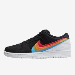 NIKE 官方正品SB Dunk宝丽来联名彩虹复古男女板鞋DH7722-001