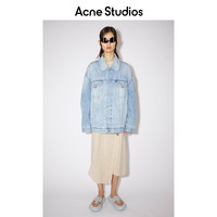 Acne Studios 男女同款 宽松牛仔夹克外套上衣C90094 浅蓝色 XXS /XS