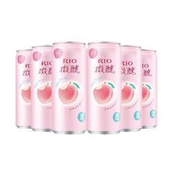 锐澳 微醺白桃味 鸡尾酒 330ml*6罐