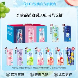 锐澳 微醺清爽强爽鸡尾酒 330ml*12罐 礼盒装