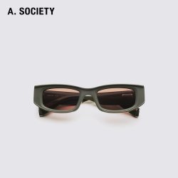 A.SOCIETY BRAXTON 时尚防眩光墨镜 椭圆形