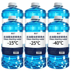 荣力 去油膜虫胶防冻汽车玻璃水冬季夏季防雨清洁养护四季通用