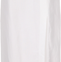 Massimo Dutti 收腰系带开叉设计半身裙