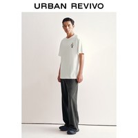 URBAN REVIVO UUY860019 水洗复古 黑色 32 男士牛仔裤