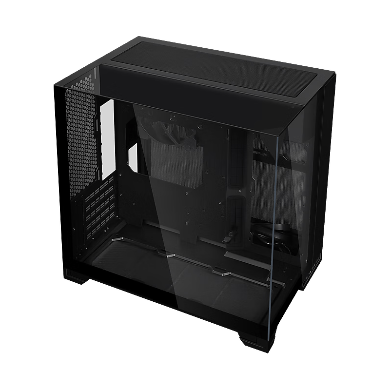LIAN LI联力 O11 Vision M 三面玻璃 MATX机箱 黑色