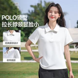 班尼路 珠地POLO短袖T恤蛋糕半裙套装 黑色 L