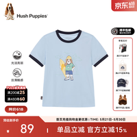 Hush Puppies/暇步士 经典撞色 儿童短袖
