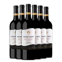 JACOB'S CREEK 酿酒师梅洛干红750ml六支装葡萄酒整箱红酒澳洲红五星进口