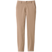 MUJI 無印良品 BEM72C4S 横竖弹力丝光斜纹 米色 S(155/62A) 女士休闲裤