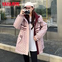 YAYA/鸭鸭羽绒服 印花 女士羽绒服