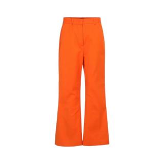Massimo Dutti 女士棉质直筒喇叭裤